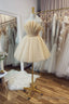 Cute Tulle Short Prom Dresses, A Line Homecoming Prom Dresses