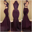 2026 Halter Sexy Sequined Mermaid Backless Bandage Prom Dresses