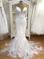2026 Mermaid Sweetheart Lace Spaghetti Straps Wedding Dresses