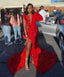 2026 Mermaid Long Red Prom Dress Prom Dresses