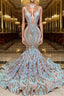 Chic Sequins Mermaid Prom Dress Sparkle Prom Dress On Sale