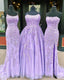2026 lavender lace long prom dresses formal dresses