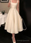 New Women Fashion Elegant Prom Midi Dresses Vintage Princess Female Evening Party Dress