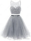 2 Piece Homecoming Dresses, Sparkle Sweet 16 Dress, Homecoming Dress