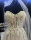 A Line Sweetheart Neckline Tulle Wedding Dresses With Appliques