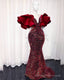 Sequin Wedding Reception Dress, African Velvet Wedding Dress, Elegant Velvet Prom Dress, Prom Prom Dress, African Fashion Clothing