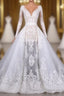 Elegant Long Sleeves Lace Wedding Dresses Beautiful Bridal Dresses
