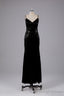 Mermaid Sequins Spaghetti Straps Long Bridesmaid Dress