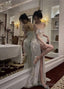 Off The Shoulder Formal Gowns Long Prom Dress