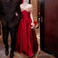 Off Shoulder Sequin A Line Prom Gowns