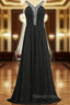 A-Line Halter Chiffon Pleats Bridesmaid Dress With Beading
