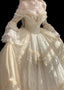 A-Line Off Shoulder Ball Gowns Wedding Dresses Lace Princess Dresses