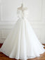 A-Line/Princess Satin Bowknot Sweetheart Sleeveless Floor-Length Wedding Dress