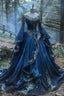 A-Line Princess Tulle Off Shoulder Long Prom Dresses Vintage Prom Dresses