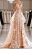 A-Line Prom Dress Sparkle & Shine Dresses Sweet 16 Birthday Floor Length Sleeveless Sweetheart Tulle With Sequin