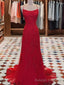 A Line Spaghetti Straps Appliques Lace Sweep Train Tulle Dress