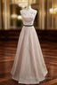A Line Spaghetti Straps Prom Dresses
