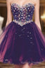 A Line Sweetheart Neck Short Prom Dress, Graduation Dress, Homecoming Dress