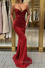 Affordable Sheath Sequins Long Cheap Prom Dresses | Spaghetti Straps Prom Dresses