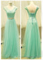 Alluring Tulle V-Neck Prom Dress