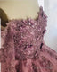 Amazing Lace Embroidery Long Sleeves Prom Dress Off Shoulder