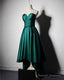 Asymmetric Bridesmaid Dress Satin Sweetheart Corset