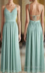 Backless Bridesmaid Dress Chiffon bridesmaid Dress long bridesmaid Dress