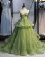Ball Gowns Green Prom Dress Vintage Prom Dresses Lp1237