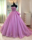 Ball Gowns Prom Dresses Floor Length Tulle Quinceanera Dresses