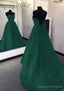 Ball Gown Scoop Neck Long Dress Floor Length Tulle Prom Dress