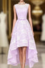 Beautiful Lavender Lace High Low Dresses Short Prom Dresses Homecoming Dresses
