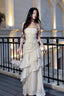 Beautiful Mermaid Spaghetti Straps Ivory Long Prom Dress