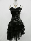 Black Chiffon Beaded Mini Satin Short Prom Dresses Homecoming Dresses