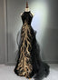 Black Halter Sequins Long Prom Dresses With God Lace Black Long Prom Dresses
