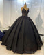 Black Lace Ball Gowns Dress For Wedding Prom Gowns