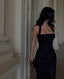 Black Prom Dress Long Prom Dresses With Slit