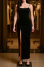Black Prom Dresses Gorgeous Spaghetti-Straps Mermaid Prom Dresses Long With Split Prom Gowns