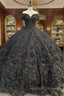 Black quinceanera dress Ball Gown Prom Dresses Evening Gown
