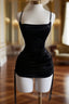 Black Short Prom Dress Sexy Evening Dress