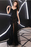Sequin Prom Dress Trumpet Mermaid Floor Length Prom Gown for Women