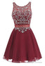 Burgundy Homecoming Dresses Short Dresses Graduation Prom Dress Homecoming Dress For Teens