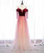 Burgundy Tulle Long Prom Dress Burgundy Tulle Formal Dress
