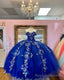 A Line Princess Tulle Ball Gowns Floor Length Prom Dress
