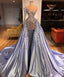 Sexy Long Prom Dress, With Slit Popular Mermaid Prom Dress