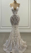 Long Mermaid Prom Dress, Prom Dress, Wedding Dress