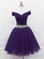 Purple Homecoming Dress, Prom Dress