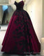 Elegant Prom Dresses, Lace Appliques Ball Gowns Prom Dress, Prom Dress