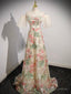 Champagne Tulle Lace Long Prom Dresses Champagne Long Prom Dresses