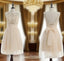 Cheap bridesmaid dresses champagne homecoming dress junior homecoming dress