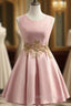Cheap Homecoming Dresses A Line Short Prom Dress Appliques